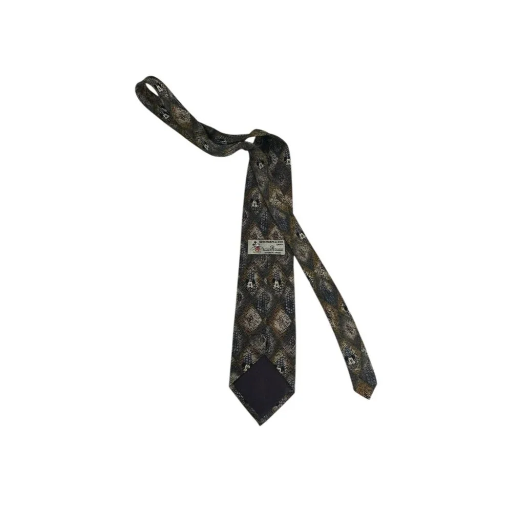 Vintage Mickey Mouse Silk Tie Disney Novelty 60”